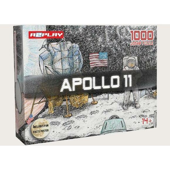 Astronaut Puzzle for Adults 1000 Piece, Apollo 11 Jigsaw Puzzles by A2Play - Picture 1 of 9